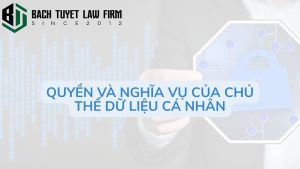 Quyền và nghĩa vụ của chủ thể dữ liệu cá nhân