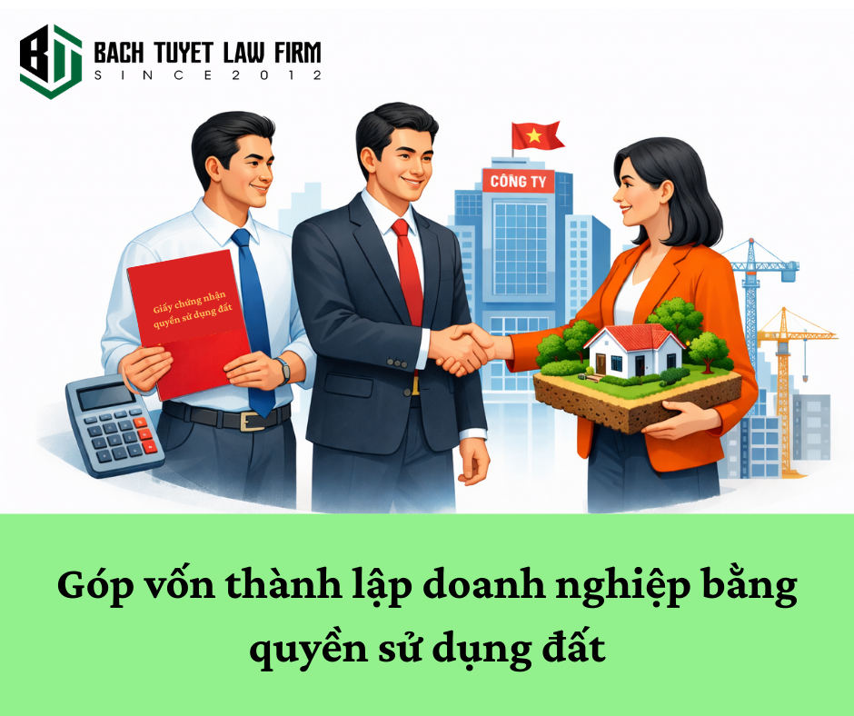 Góp vốn thành lập doanh nghiệp bằng quyền sử dụng đất 1 Góp vốn