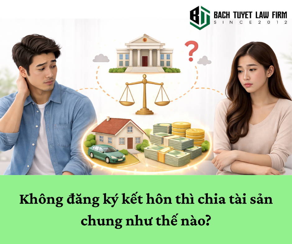 Không đăng ký kết hôn thì chia tài sản chung như thế nào
