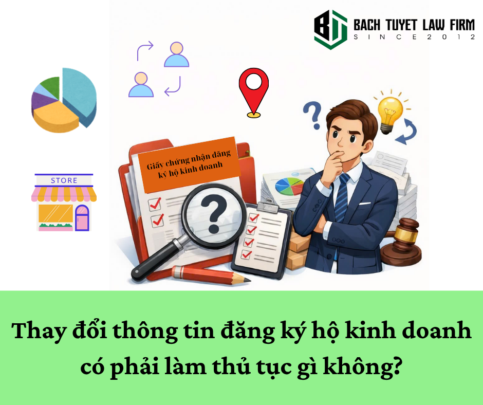Thay đổi thông tin đăng ký hộ kinh doanh